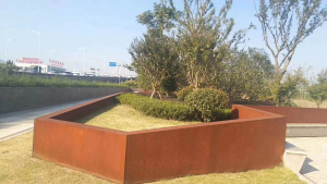 平江耐候钢挡土墙